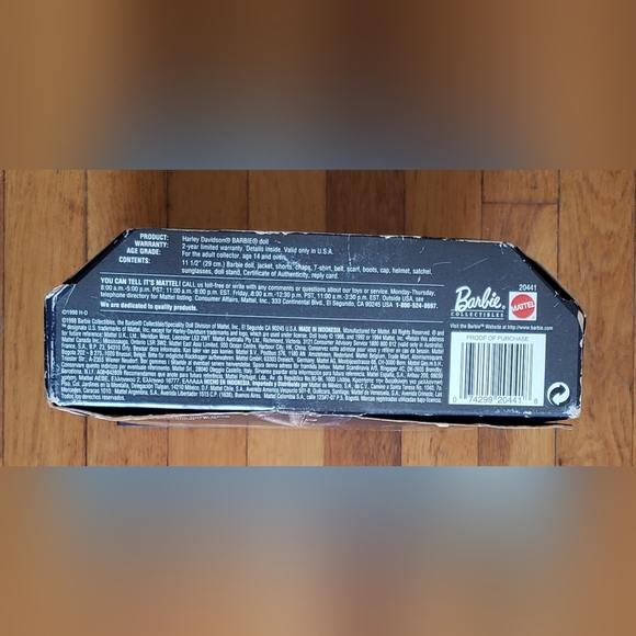 Harley Davidson Barbie NWT - Picture 7 of 8